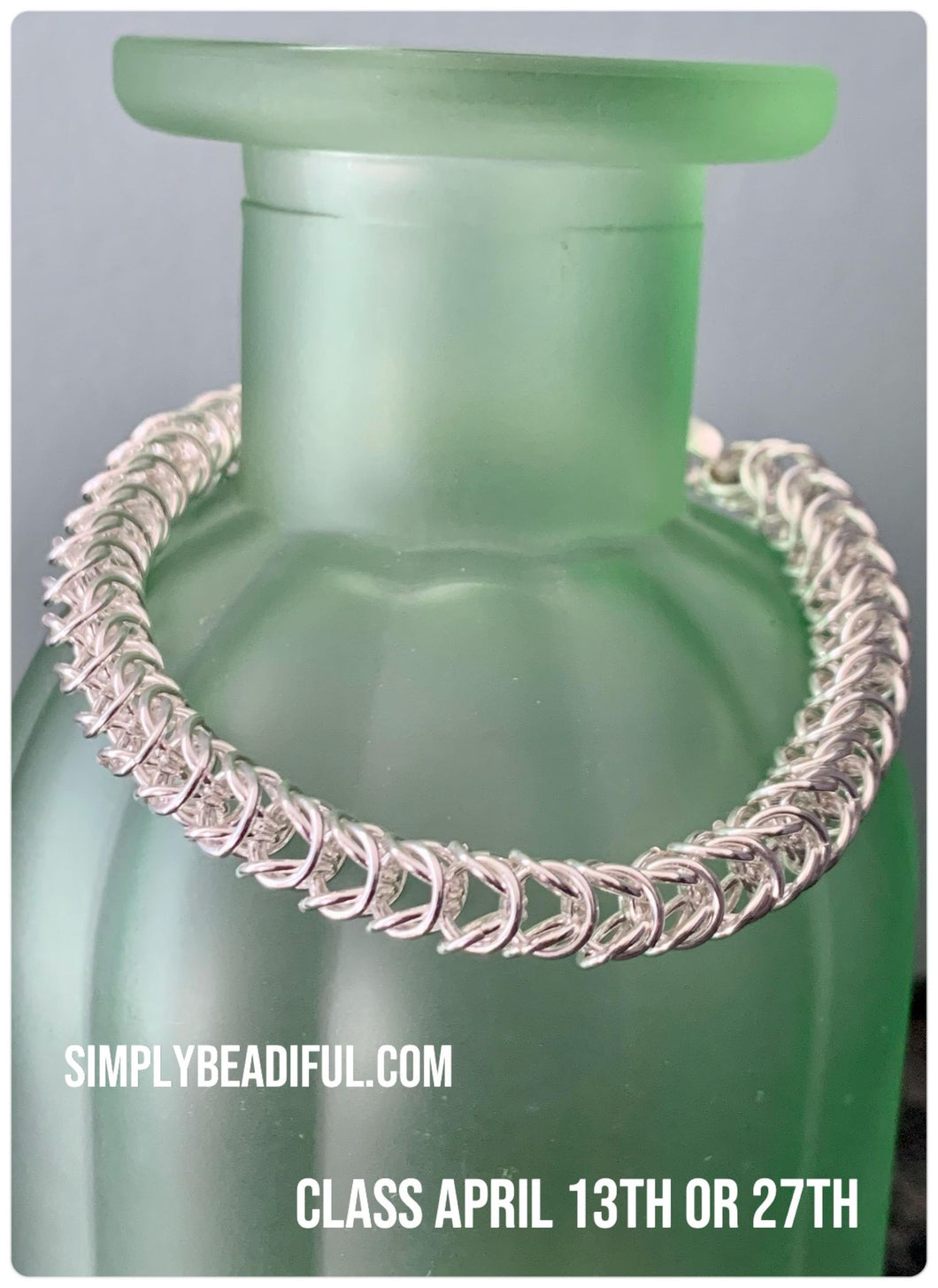 Sterling Silver Box Chain Bracelet Class