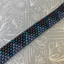Load image into Gallery viewer, Terrifically Triangular Peyote Bracelet Kit or Pattern