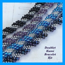 Load image into Gallery viewer, Doublet Kumihimo Bracelet**