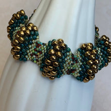 Load image into Gallery viewer, Rolling Waves Patchwork Peyote Bracelet Kit