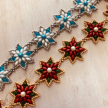 Load image into Gallery viewer, Snowflake or Poinsettia Bracelet Kit