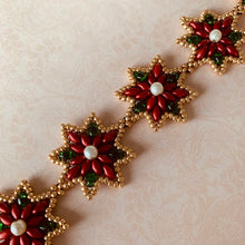 Load image into Gallery viewer, Snowflake or Poinsettia Bracelet Kit