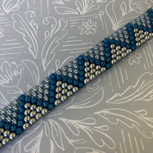 Load image into Gallery viewer, Terrifically Triangular Peyote Bracelet Kit or Pattern