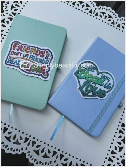 Bead Journal with Stickers