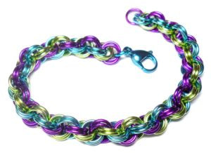 Double Spiral Chainmaille Bracelet Kit