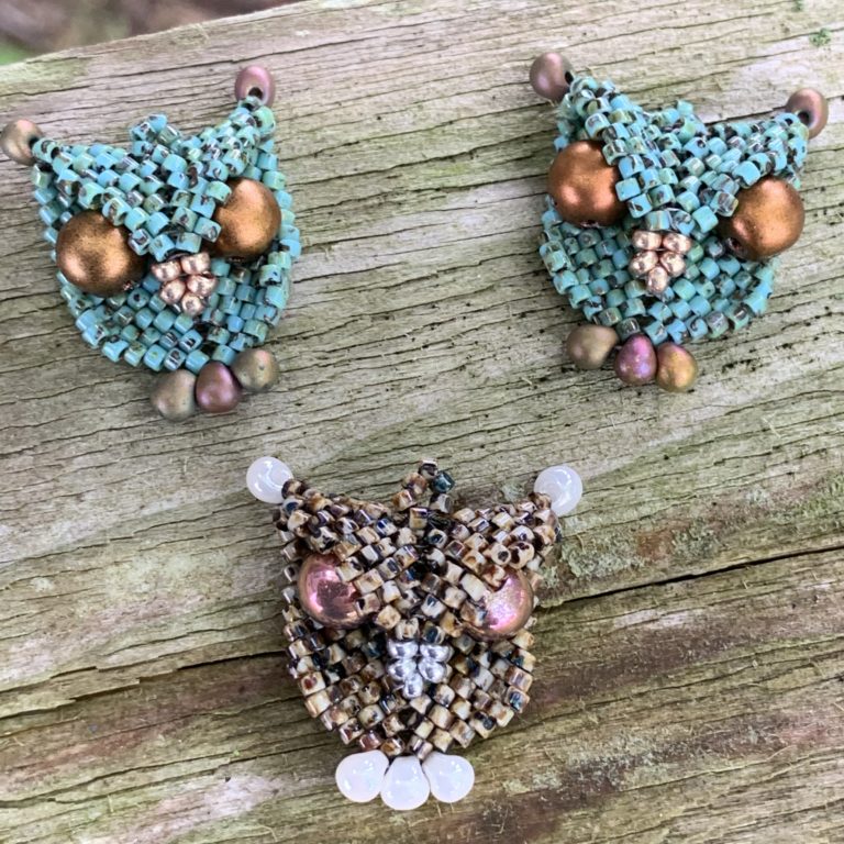 Owen Owl Pendant and Earring Kit