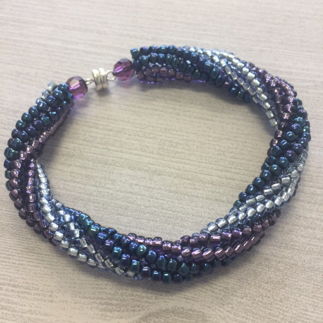 Stripey Seed Bead NecklaceWrap Bracelet Project  Spoilt Rotten Beads
