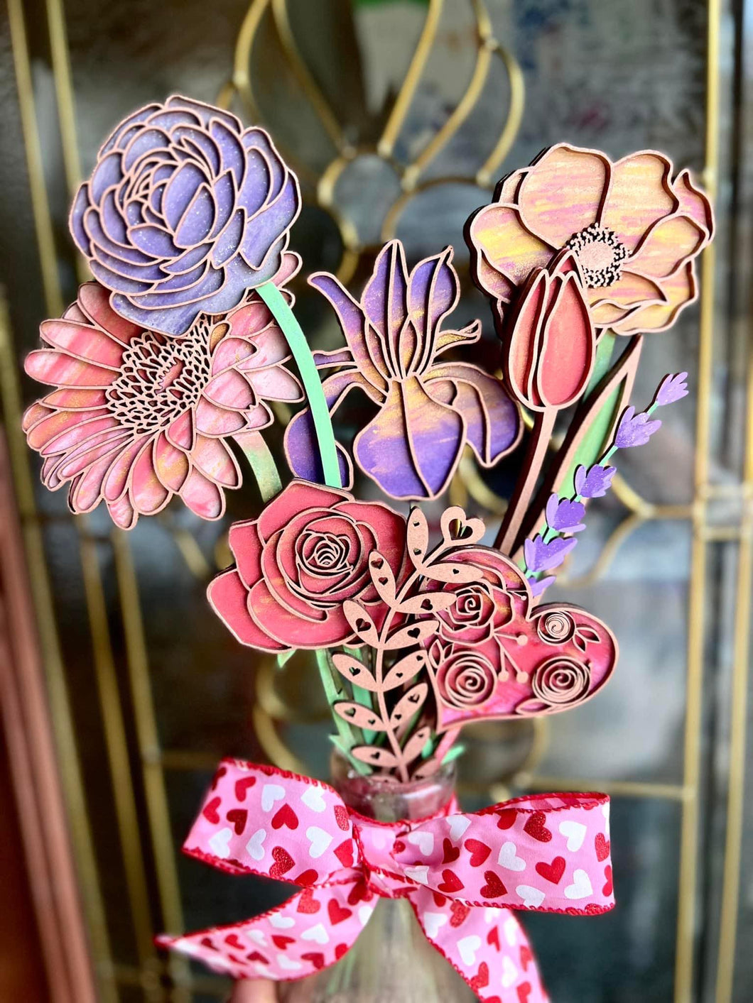Wood Flower Bouquet Class - Friday, May 5th 6-8p.m.